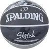 Ballon de basket spalding sketch dribble noir caoutchouc (taille 7)
