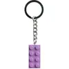 LEGO Autre Porte-clés Brique 2x4 lavande moyenne 854304