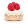 Jellycat Peluche Amuseable Pretty la tarte aux fraises (9 cm)
