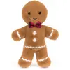 JellyCat Peluche Fred Le Bonhomme Pain D'epices Original(2024)