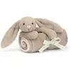 Jellycat Couverture bébé Bashful Lapin beige (70 cm)