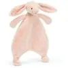 Jellycat Doudou plat Bashful Lapin Blush (20 cm)