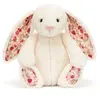 Jellycat Peluche Bashful Lapin en fleurs Crème (31 cm)