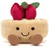 Jellycat Peluche Amuseable Fleurette la Tarte aux fraises (11 cm)