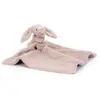 Doudou plat Bashful Luxe Lapin Rose