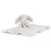 Jellycat Doudou plat Bashful Lapin Silver (34 cm)