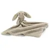 Jellycat Doudou plat Bashful Lapin Beige (34 cm)