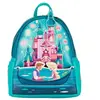 Loungefly Tangled Disney Princess Castle Mini sac à dos, multicolore, taille unique