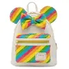 Sac à Dos Loungefly Disney Minnie Rainbow 26cm - Noir - Dos - Loungefly