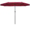 CostwayParasol de Jardin Extérieur 470 x 280 CM Grande Taille XXL Para...