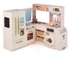 CostwayCuisine d'Angle avec Lumières & Sons Cuisine de Jeu en Bois ave...