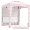 CostwayTonnelle de Plage Portable 185 x 185 cm avec Paroi Latérale Amo...