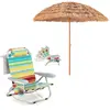 Costway1 Chaise de Camping Portable avec Dossier Réglable Coloré + Par...