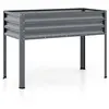 CostwayJardiniere Exterieur en Métal 142 L Carré Potager sur Pied 112 ...