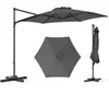 CostwayParasol de Jardin Parasol Déporté Hexagonale avec 360° Réglable...