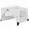 CostwayTonnelle de Jardin 3 x 3 M Tente de Réception Pliante Imperméab...