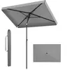 CostwayParasol Inclinable Rectangulaire 200 x 130 CM Parasol avec Incl...