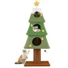 CostwayGrand Arbre à Chat de Noël pour Chats d'Intérieur Tour pour Cha...