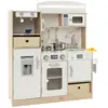 CostwayCuisine pour Enfants Cuisine de Jeu en Bois avec Lumières LED R...