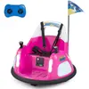 CostwayVoiture Électrique Tournant à 360° pour Enfants 12V Véhicule à ...