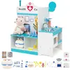 CostwayCentre Médical en Bois avec Robinet Évier Moniteur ECG Diagramm...