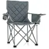 CostwayChaise de Camping Chaise Pliante d'Extérieur Robuste avec Poche...
