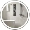 Costway60 cm Miroir Rond LED Éclairé Miroir de Salle de Bain Mural ave...