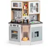CostwayCuisine de Jeu pour Enfants Jouet Cuisine avec Son Lumière Cuis...