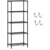 Costway Étagère de Rangement à 5 Niveaux Étagères Réglables Robuste av...