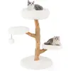 CostwayArbre à Chat de 90 cm Tour pour Chat en Bois Massif de Poirier ...