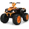 CostwayQuad Électrique 12V pour Enfants 3-7 Ans avec Lumière Musiques ...