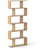 Costway Bibliothèque/Étagère de Rangement à 6 Niveaux-80x23x191 CM de ...