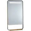 CostwayMiroir de Salle de Bain LED 88,5 x 50cm avec Étagère Miroir de ...
