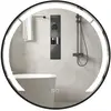 CostwayMiroir de Salle de Bain Rond LED 60 CM Cadre en Aluminium avec ...
