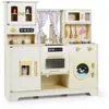 CostwayEnsemble de Cuisine Jouet de Simulation avec Cuisinières Robine...