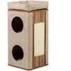 CostwayMaison pour Chat à 3 étages Condo pour Chat avec Griffoir 2 Ref...