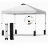 CostwayTonnelle de Jardin 3x3 m Tente Pop-Up Montage Instantané Toit à...