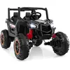 CostwayUTV Électrique 4WD/2WD 24V Voiture Électrique 2 Places avec 4 M...