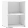 Costway Bibliothèque à 2 Cubes Ouverts Meuble de Rangement à 3 Niveaux...