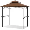 Costway240 x 151 cm Tonnelle pour Barbecue Abri à Double Toit pour Gri...
