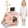 CostwayCentre Médical en Bois pour Enfants Cabinet Médical Enfant avec...