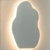 CostwayMiroir de Salle de Bain LED Irrégulier 70 x 50 cm Miroir Asymét...