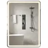 Costway70 x 50 cm Miroir de Salle de Bain LED Miroir Mural Rectangulai...