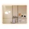 Costway80 x 60 cm Miroir de Salle de Bain avec Éclairage Miroir Mural ...