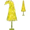 COSTWAY Sapin de Noël Artificiel 180 cm avec 688 Pointes Branches (Vert)