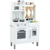 CostwayCuisine de Jeu pour Enfants avec 3 Hauteurs Réglables Micro-ond...