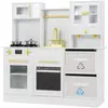 CostwayEnsemble de Cuisine pour Enfants avec Cuisinières avec Sons et ...