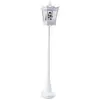 CostwayLanterne de Noël Musicale Lampadaire de Noël avec LED Blanc Cha...