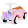 CostwayVoiture Porteur Enfant avec Volant Klaxon Phares à LED sous le ...