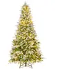 CostwaySapin de Noël Artificiel de 225 cm Arbre de Noël à Charnières F...